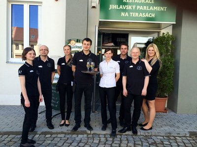 Restaurant Jihlavsky Parlament na Terasach (Jihlava Parliament on the Terraces) - team of staff