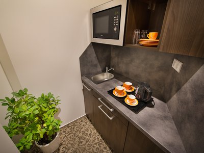 EA Business Hotel Jihlava**** - Appartement, Küche